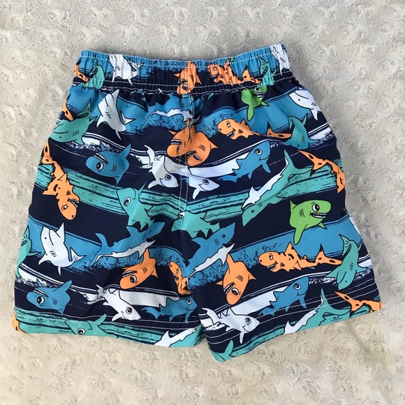 Wippette Swim Trunks Sharks Size 24 Months - Picture 3 of 4